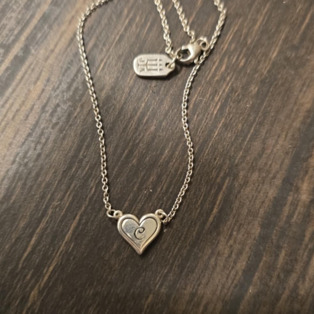 James Avery Silver Heart Pendant Necklace